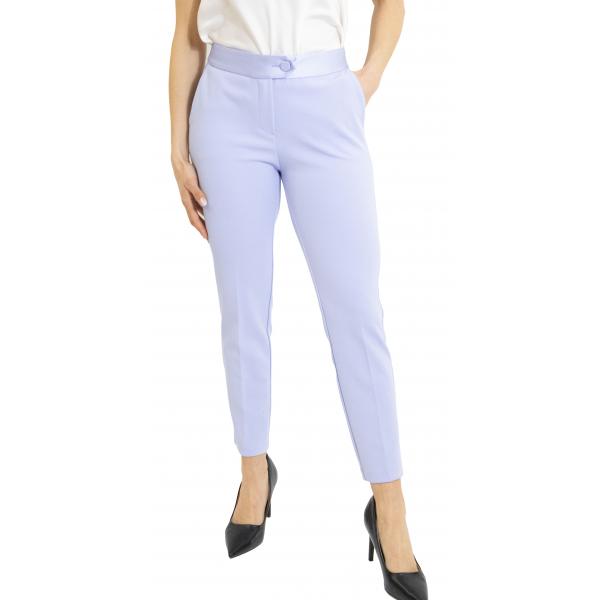 Pantaloni slim-fit monocolour con piega stirata Imperial